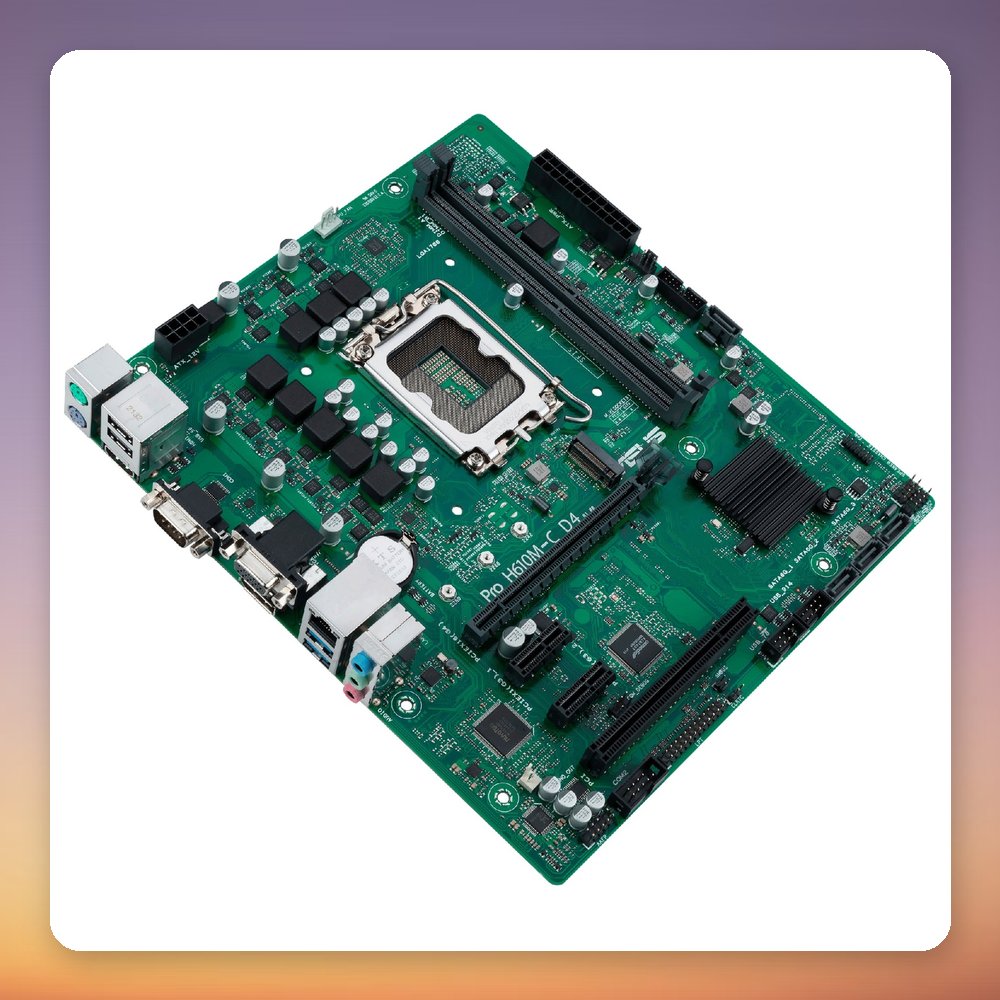 Asus PRO H610M-C D4-CSM LGA 1700 Intel H610 Micro ATX Motherboard, DDR4 – image 4