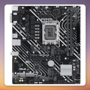 Asus PRIME H610M-E-CSM Intel H610 LGA 1700 DDR5 micro ATX Motherboard