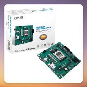Asus PRO A620M-DASH-CSM AM5 Micro ATX Motherboard, A620, DDR5, 24/7
