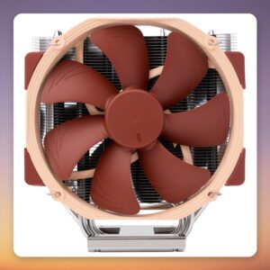 Noctua NH-U14S TR5-SP6 140 mm Dual-Fan CPU Cooler for AMD TR5/SP6, Brown