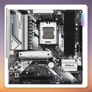 ASRock B650M Pro RS AM5 Micro-ATX Motherboard, B650, DDR5, 3x M.2