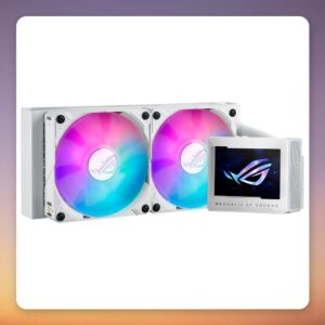 Asus ROG Ryujin III 240 ARGB White Edition 240 mm AIO Liquid Cooler with 3.5-inch LCD