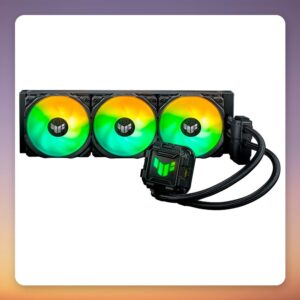 Asus TUF Gaming LC II 360 ARGB 360 mm AIO Liquid CPU Cooler, Black