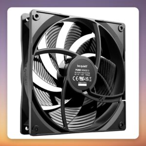 be quiet! Pure Wings 3 140 mm PWM High-Speed Case Fan, Black, 1800 RPM