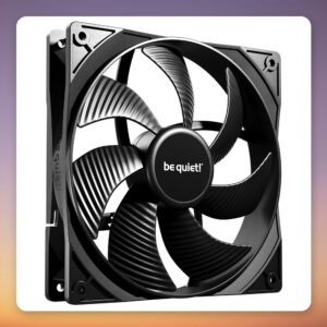 be quiet! Pure Wings 3 140mm PWM Case Fan, Black, 1200 RPM, Single Pack