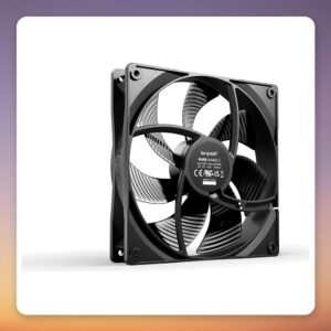 be quiet! Pure Wings 3 140mm PWM Case Fan, Black, 1200 RPM, Single Pack