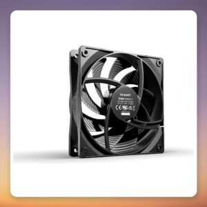 be quiet! Pure Wings 3 120 mm PWM High-Speed Case Fan, Black, 2100 RPM