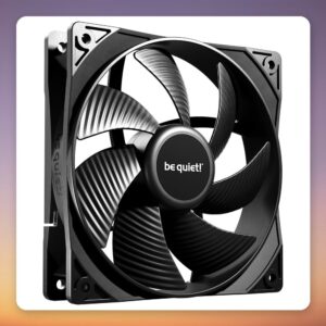 be quiet! Pure Wings 3 120 mm PWM Case Fan, Black, 1600 RPM, Single Pack