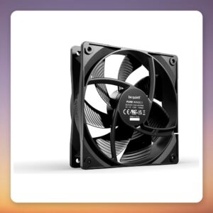 be quiet! Pure Wings 3 120 mm PWM Case Fan, Black, 1600 RPM, Single Pack