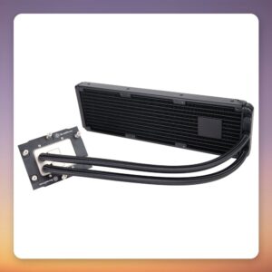Silverstone XE360-SP5 360 mm AIO Liquid Cooler for AMD SP5, Black