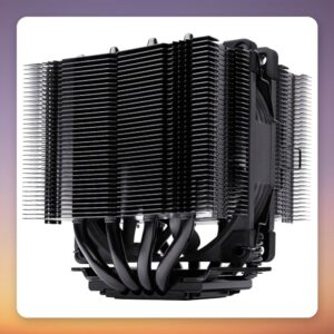 Noctua NH-D9L chromax.black 92 mm Dual Tower CPU Cooler, Black