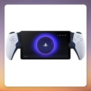 Sony PlayStation Portal Remote Player, 8″ 1080p LCD, PS5 Streaming, White/Black