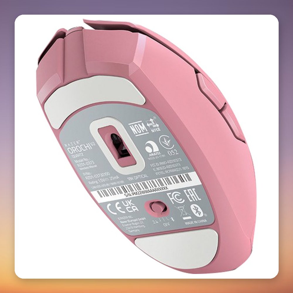 Razer Orochi V2 Wireless Gaming Mouse, 18000 DPI, Pink – image 3