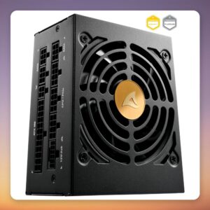 Sharkoon Rebel P20 SFX 1000W Cybenetics Platinum Fully Modular PSU, ATX 3.1