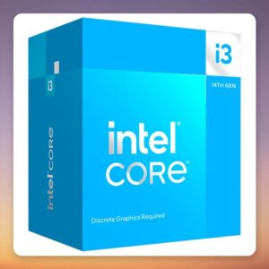 Intel Core i3-14100 4-Core LGA1700 Processor, Boxed with Cooler