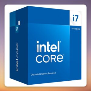 Intel Core i7-14700F 20-Core LGA1700 Processor, Boxed with Cooler
