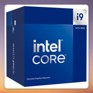 Intel Core i9-14900F 24-Core LGA1700 Desktop CPU, No Integrated Graphics, Boxed