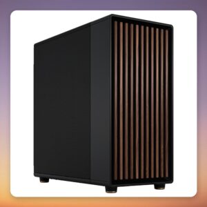 Fractal Design North XL Charcoal Black E-ATX Mid Tower Case, Mesh Front, Walnut Wood