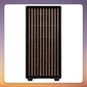 Fractal Design North XL Charcoal Black E-ATX Mid Tower Case, Mesh Front, Walnut Wood