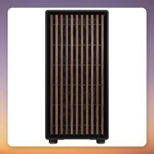 Fractal Design North XL Charcoal Black TG Dark E-ATX Mid Tower Case, Walnut Wood Front