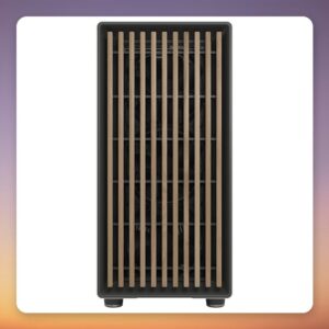 Fractal Design North XL Chalk White TG Clear E-ATX Mid Tower Case, Oak Wood