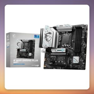 MSI B760M GAMING PLUS WIFI Intel B760 LGA 1700 DDR5 mATX Motherboard