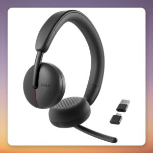 Dell Pro Wireless Headset WL3024, Black, USB-A/USB-C, Bluetooth 5.3