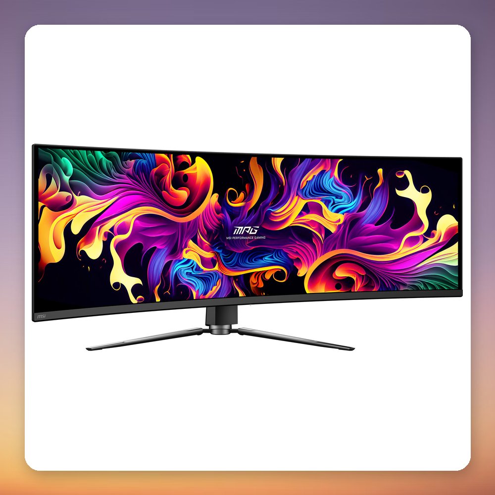 MSI MPG 491CQPDE QD-OLED 49" DQHD 144Hz 1800R Curved Gaming Monitor – image 2