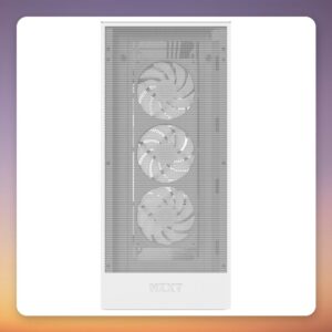 NZXT H7 Flow RGB (2024) Mid-Tower Case, White, Tempered Glass, E-ATX