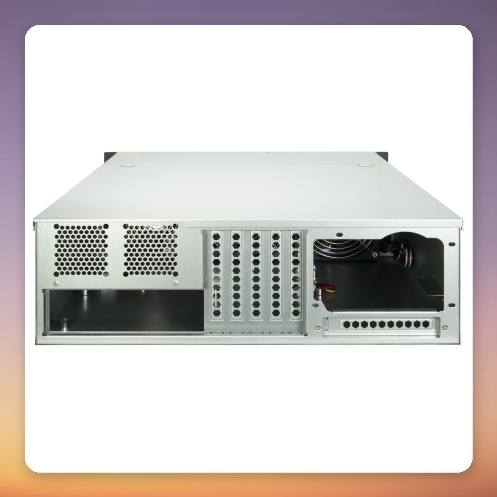 Inter-Tech 3U-30765 3U Rack Server Case, E-ATX, 5x 120 mm Fans, Black – image 4