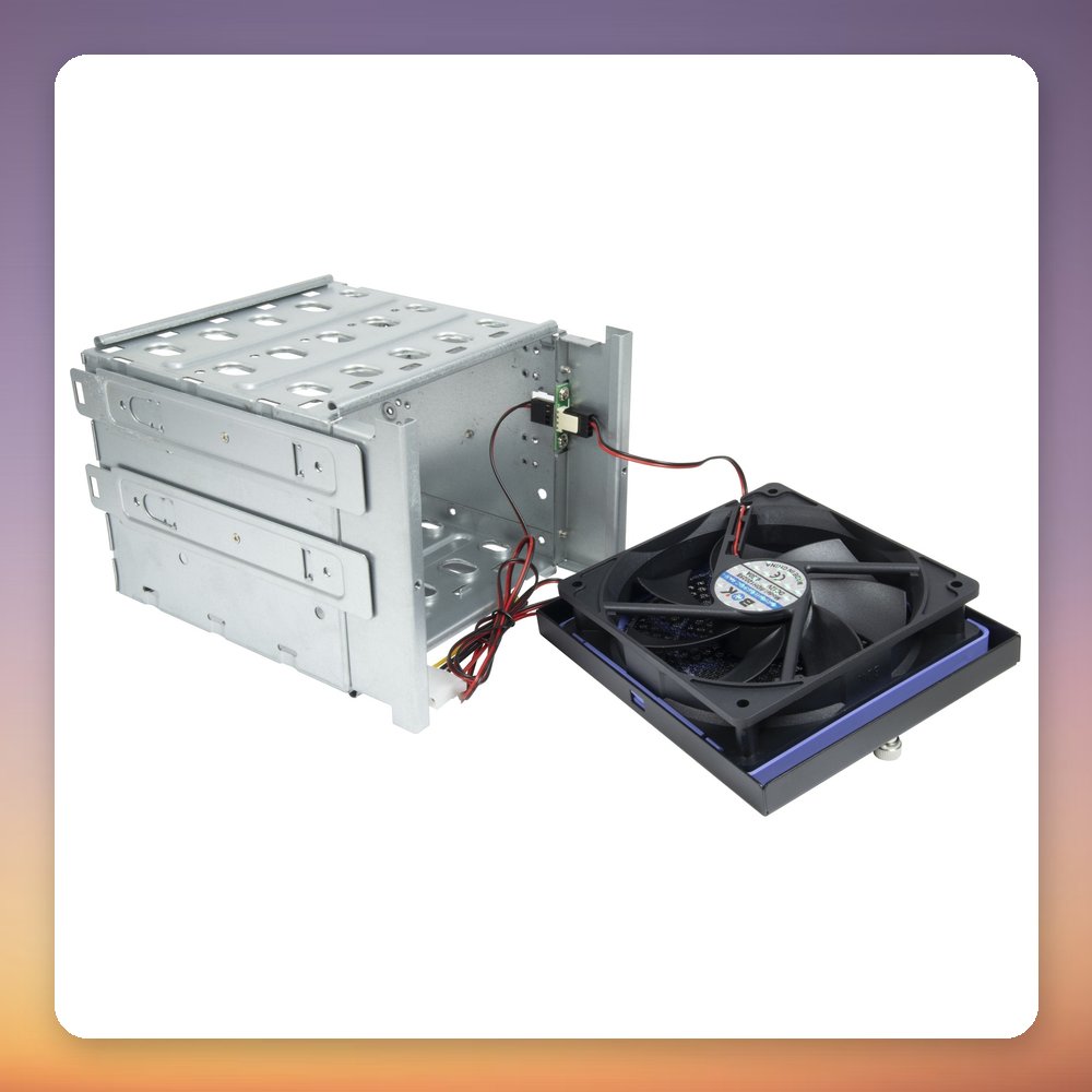 Inter-Tech 3U-30765 3U Rack Server Case, E-ATX, 5x 120 mm Fans, Black – image 5