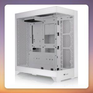 Thermaltake CTE E600 MX E-ATX Mid-Tower Case, White, 2x Tempered Glass