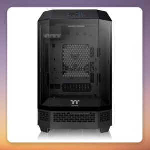 Thermaltake The Tower 300 Black Mini-Tower Case, Tempered Glass, µATX / Mini-ITX