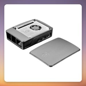 Raspberry Pi Official Case for Raspberry Pi 5, Grey, with PWM Fan