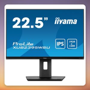 Iiyama ProLite XUB2395WSU-B5 23-Inch WUXGA IPS Monitor, 75 Hz, FreeSync