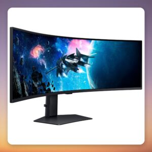 Samsung Odyssey G95C 49-Inch DQHD 240Hz Curved Gaming Monitor, VA, 1000R