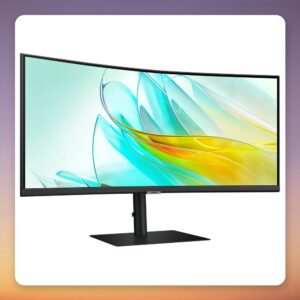 Samsung ViewFinity S65UC 34″ UWQHD 100 Hz Curved Monitor, USB-C 90W