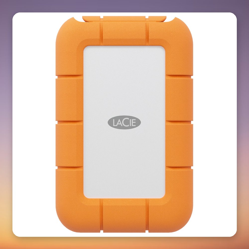 LaCie Rugged Mini 2 TB External SSD, USB-C 3.2 Gen 2x2, 2,000 MB/s – image 2