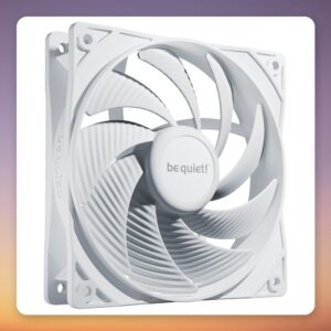 be quiet! Pure Wings 3 120 mm PWM high-speed Fan, White, 2100 RPM