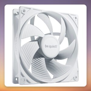 be quiet! Pure Wings 3 120 mm PWM Case Fan, White, Single Pack