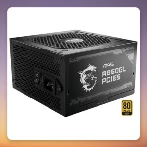 MSI MAG A850GL PCIE5 850W 80 PLUS Gold Fully Modular PSU