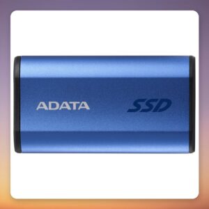 ADATA SE880 500 GB External SSD, USB-C 3.2 Gen 2×2 (20 Gbit/s), Blue