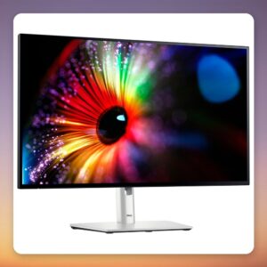 Dell UltraSharp U2724D 27 Inch QHD 120 Hz IPS Black Monitor, USB-C