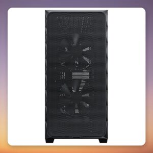 Montech AIR 903 BASE E-ATX Mid-Tower Case, Black, Tempered Glass, 3x 140 mm PWM Fans