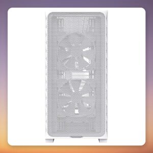 Montech AIR 903 BASE E-ATX Mid-Tower Case, White, Tempered Glass, 3x 140 mm PWM Fans