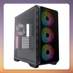 Montech AIR 903 MAX Mid Tower E-ATX Case, Black, Tempered Glass, 4 Fans