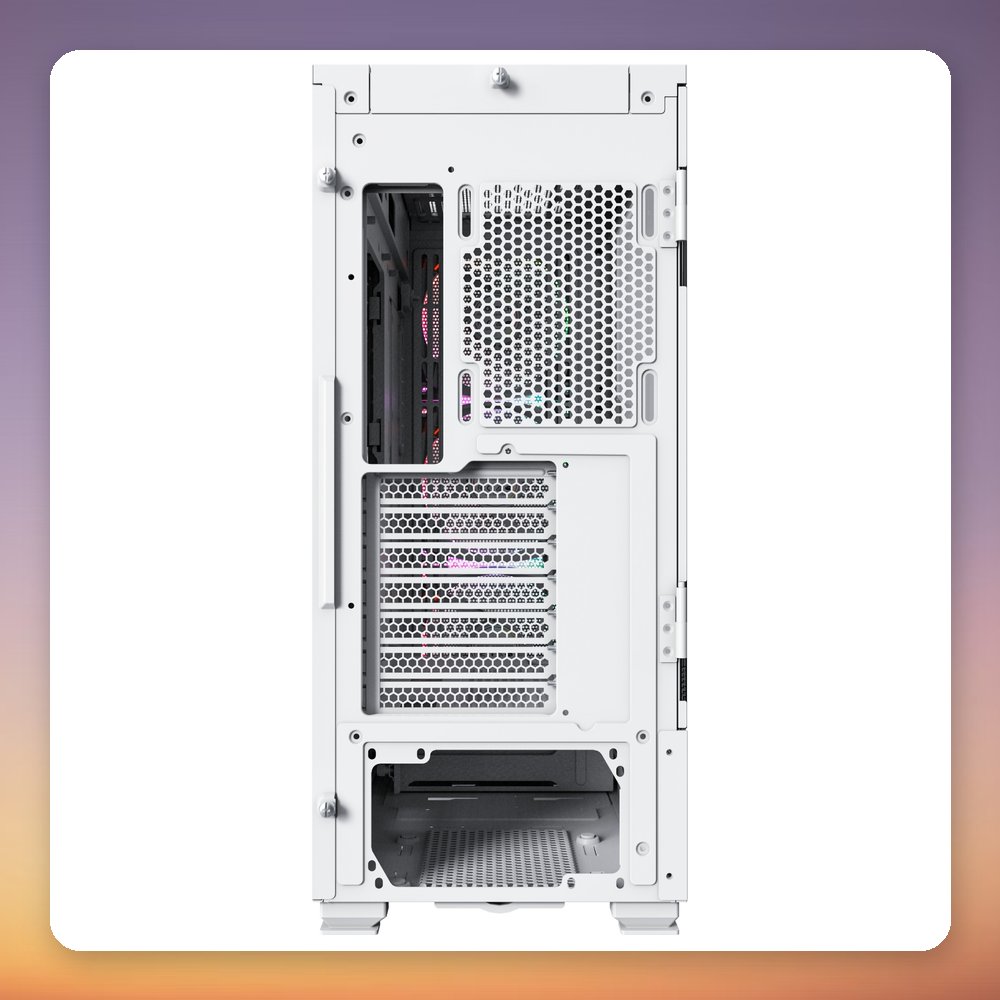 Montech SKY TWO GX Mid-Tower Case, White, Tempered Glass, E-ATX, 3x ARGB Fans – image 5