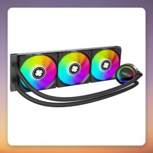 Xilence LiQuRizer LQ360G.ARGB 360 mm AIO Liquid Cooler, Black, 3x 120 mm ARGB Fans