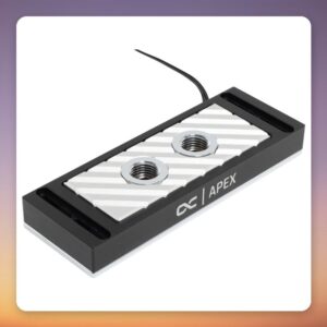 Alphacool Apex RAM X4 Water Cooler Silver, Black/Silver, 5x ARGB, G1/4″