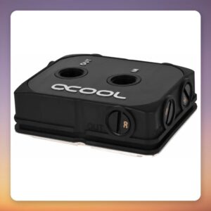 Alphacool Eisblock XPX Pro 1U Ampere LGA 4926 CPU Water Block, Black, for H1 (1U) Server Cases